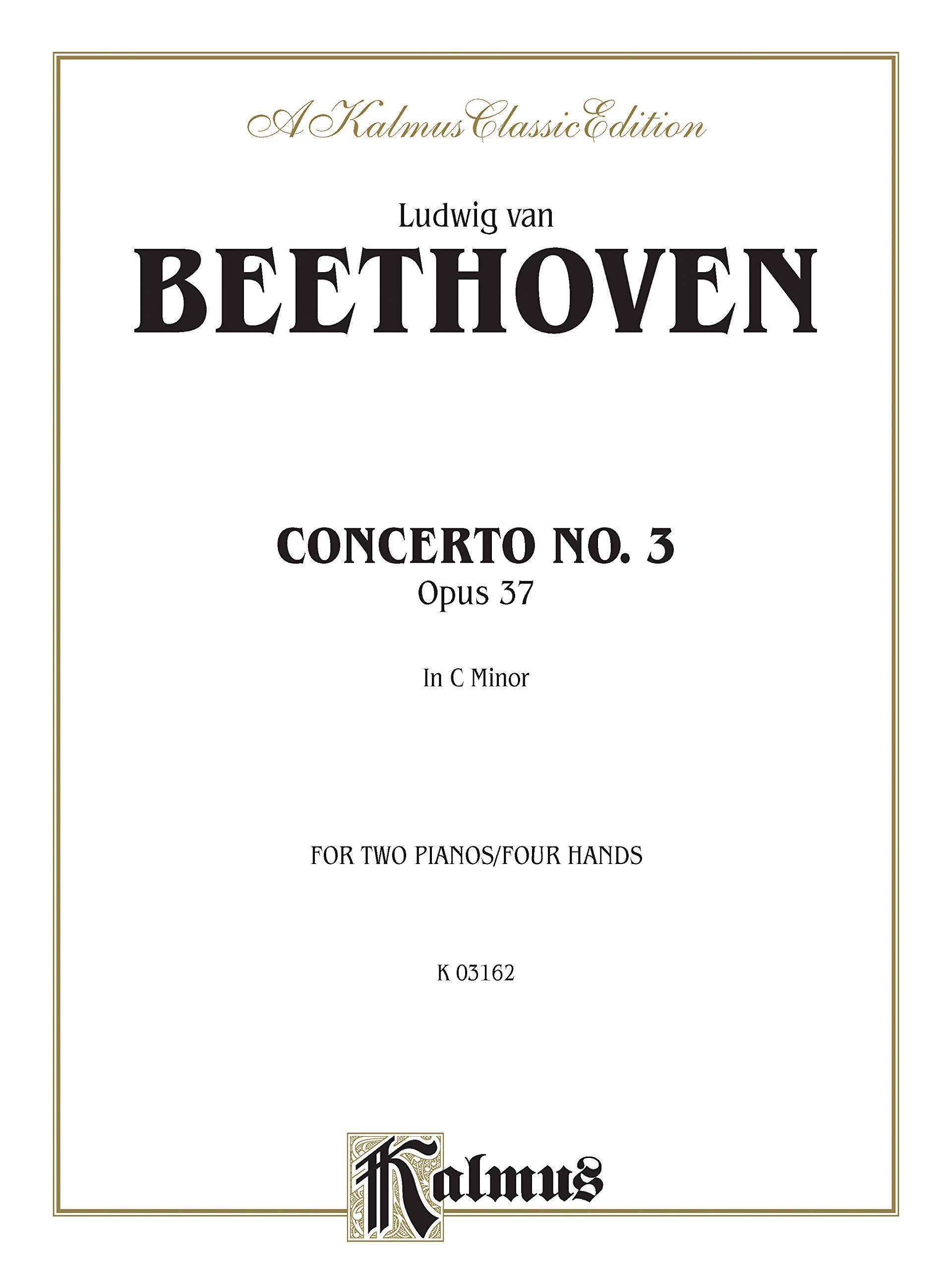 Piano Concerto No. 3 in C Minor, Op. 37 (Kalmus Edition),Used