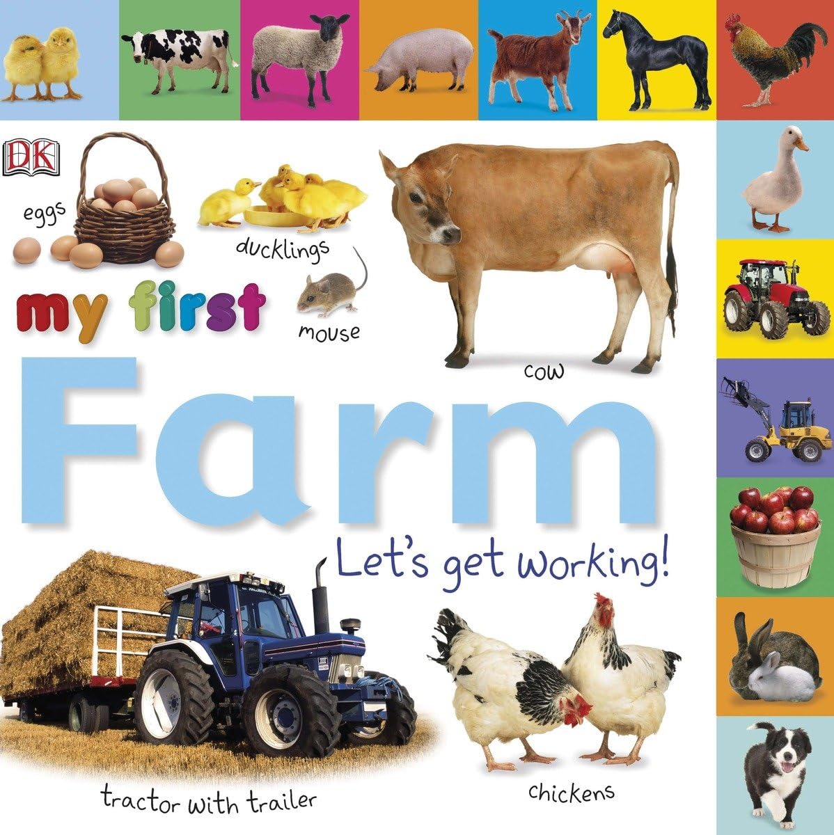Tabbed Board Books: My First Farm: Let'S Get Working! (My First Tabbed Board Book)-used