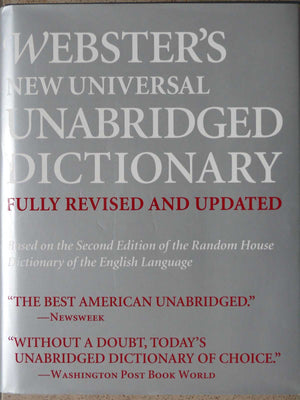 Webster's New Universal Unabridged Dictionary: Fully Revised and Updated,New