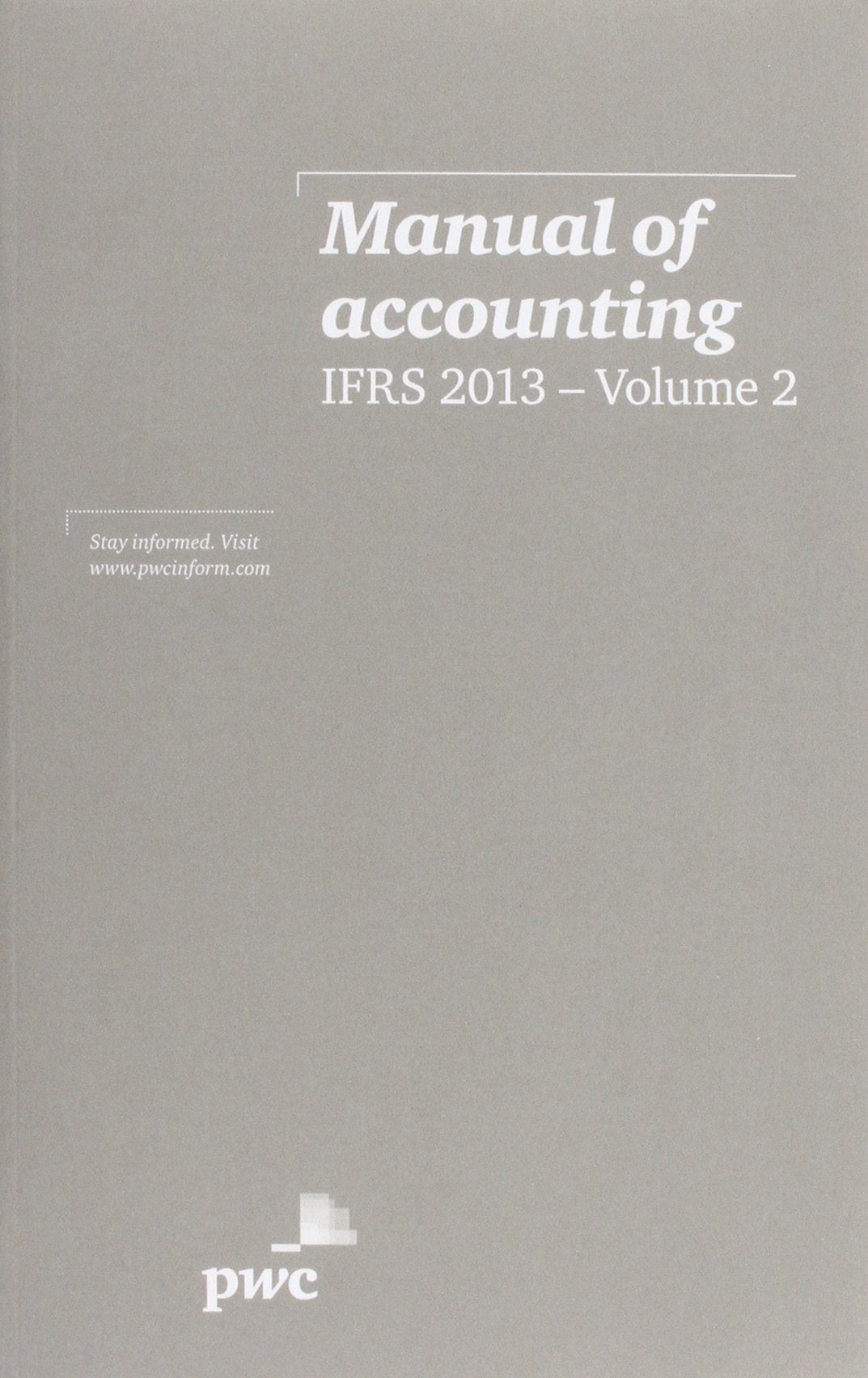 Manual Of Accounting, Ifrs 2013,Used