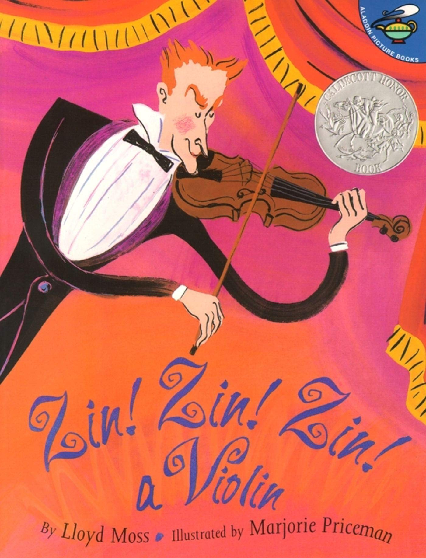 Zin! Zin! Zin! A Violin (Aladdin Picture Books)-new