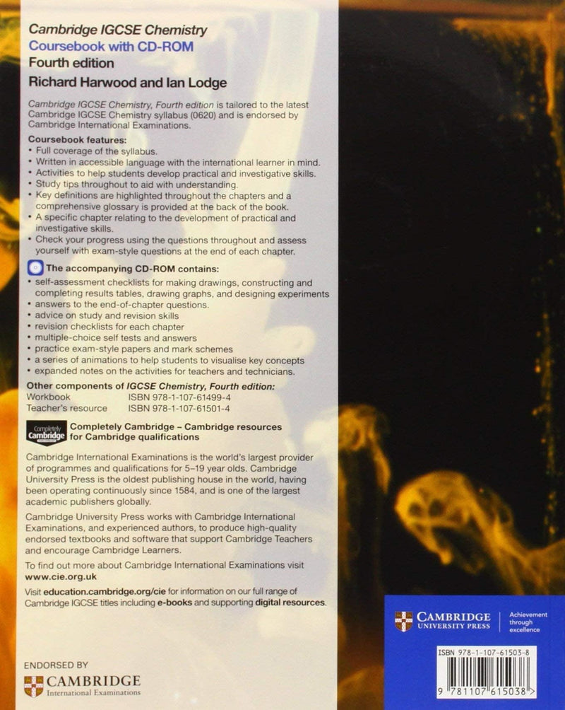 Cambridge IGCSE Chemistry Coursebook with CDROM (Cambridge International IGCSE),Used