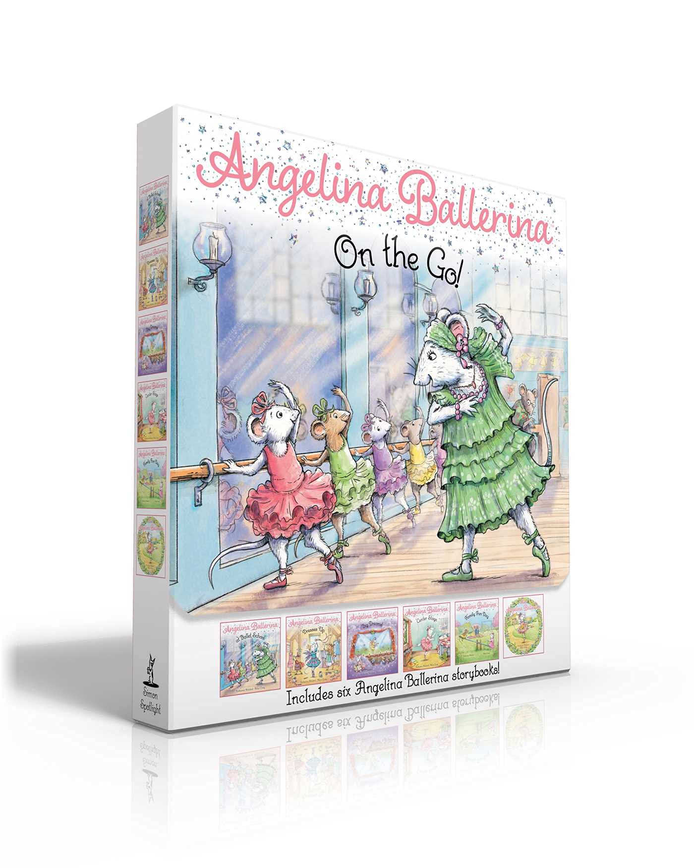 Angelina Ballerina On The Go! (Boxed Set): Angelina Ballerina At Ballet School; Angelina Ballerina Dresses Up; Big Dreams!; Cent,Used