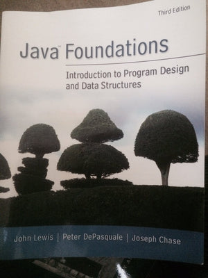Java Foundations (3rd Edition),Used