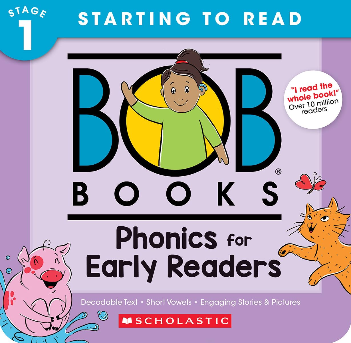 Bob Books  Phonics for Early Readers Box Set  Phonics, Ages 4 and up, Kindergarten (Stage 1: Starting to Read)