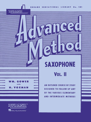 Rubank Advanced Method: Saxophone, Vol. 2 (Rubank Educational Library, No. 181)