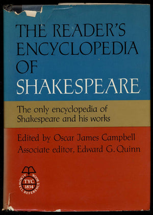The Reader's Encyclopedia of Shakespeare,Used