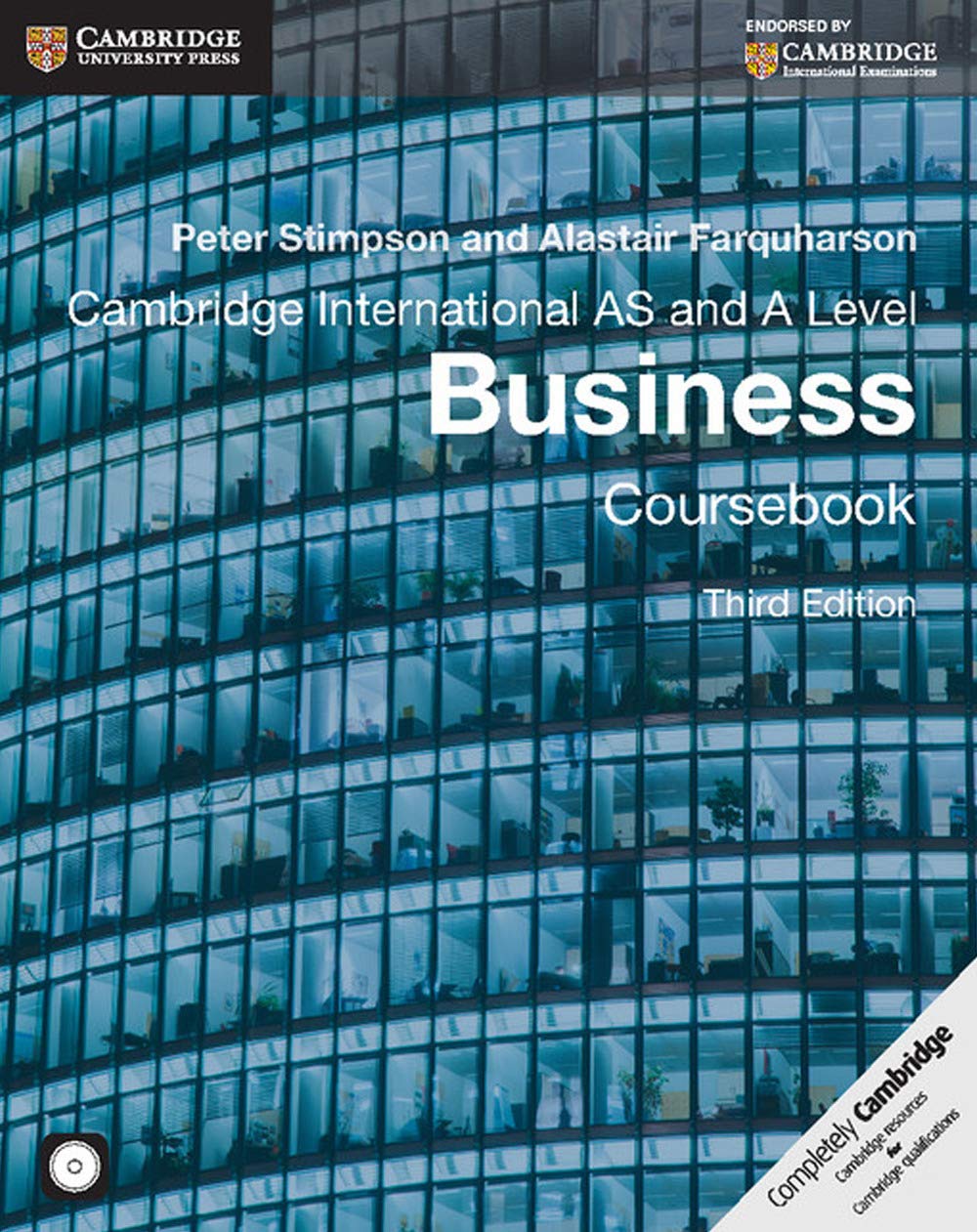 Cambridge International AS and A Level Business Coursebook with CDROM,Used