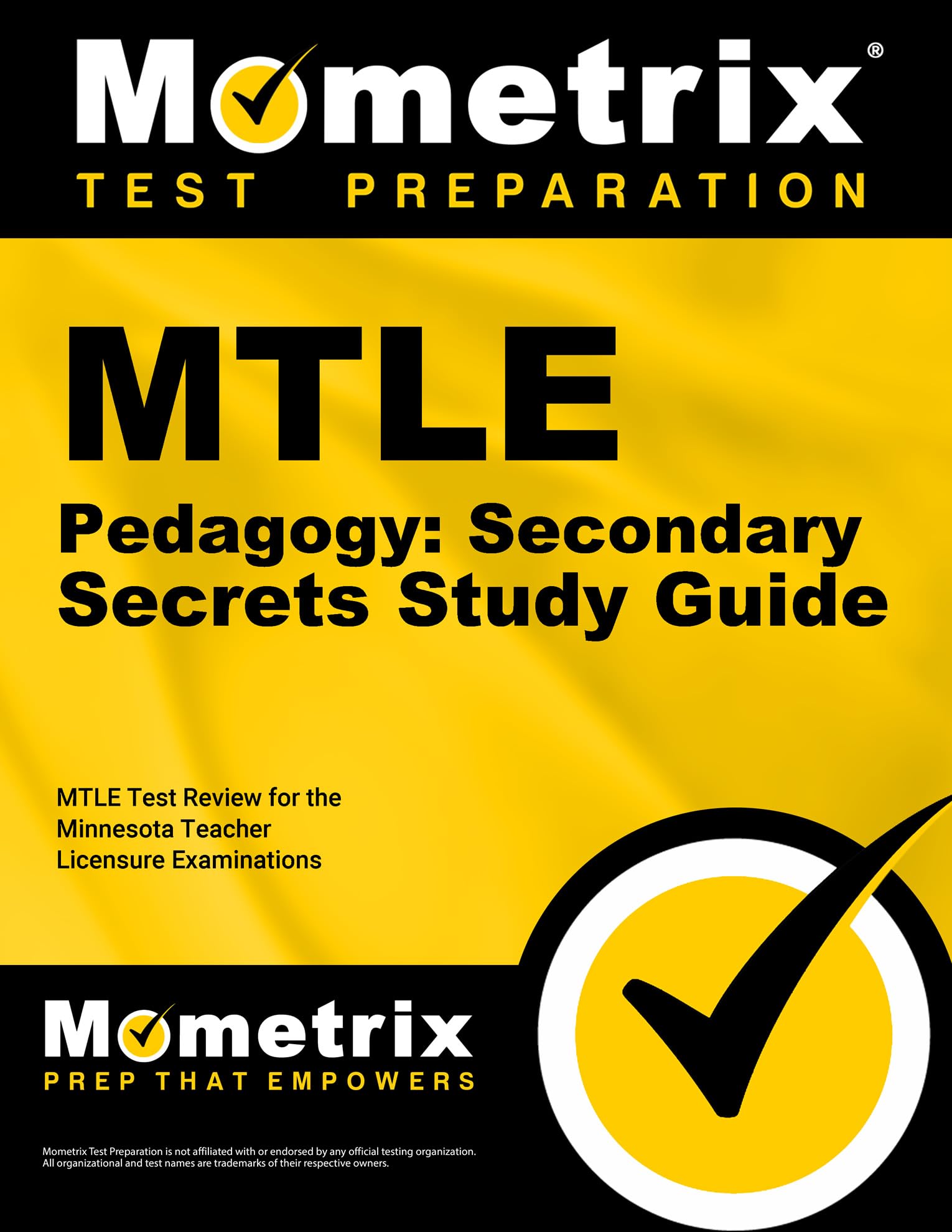 MTLE Pedagogy: Secondary Secrets Study Guide: MTLE Test Review for the Minnesota Teacher Licensure Examinations,Used