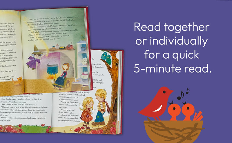 FiveMinute Stories  Over 50 Tales and Fables: Short Nursery Rhymes, Fairy Tales, and Bedtime Collections for Children,New