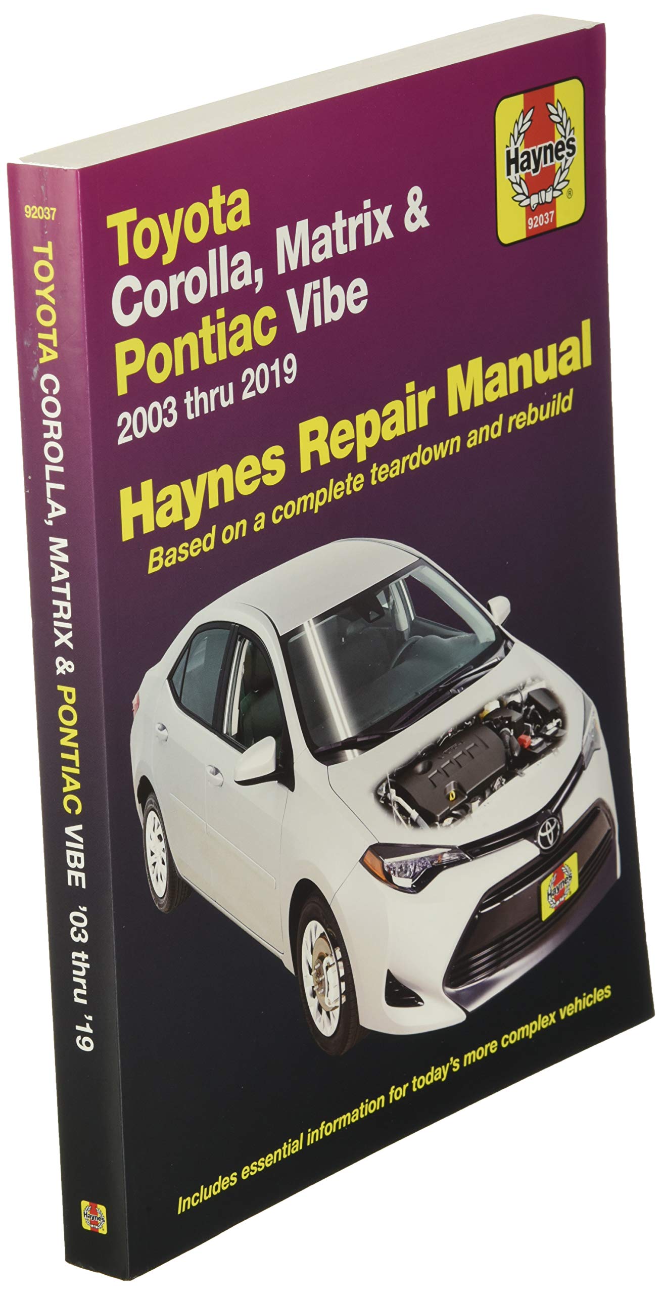 Toyota Corolla 20032011 Repair Manual (Haynes Repair Manual),New