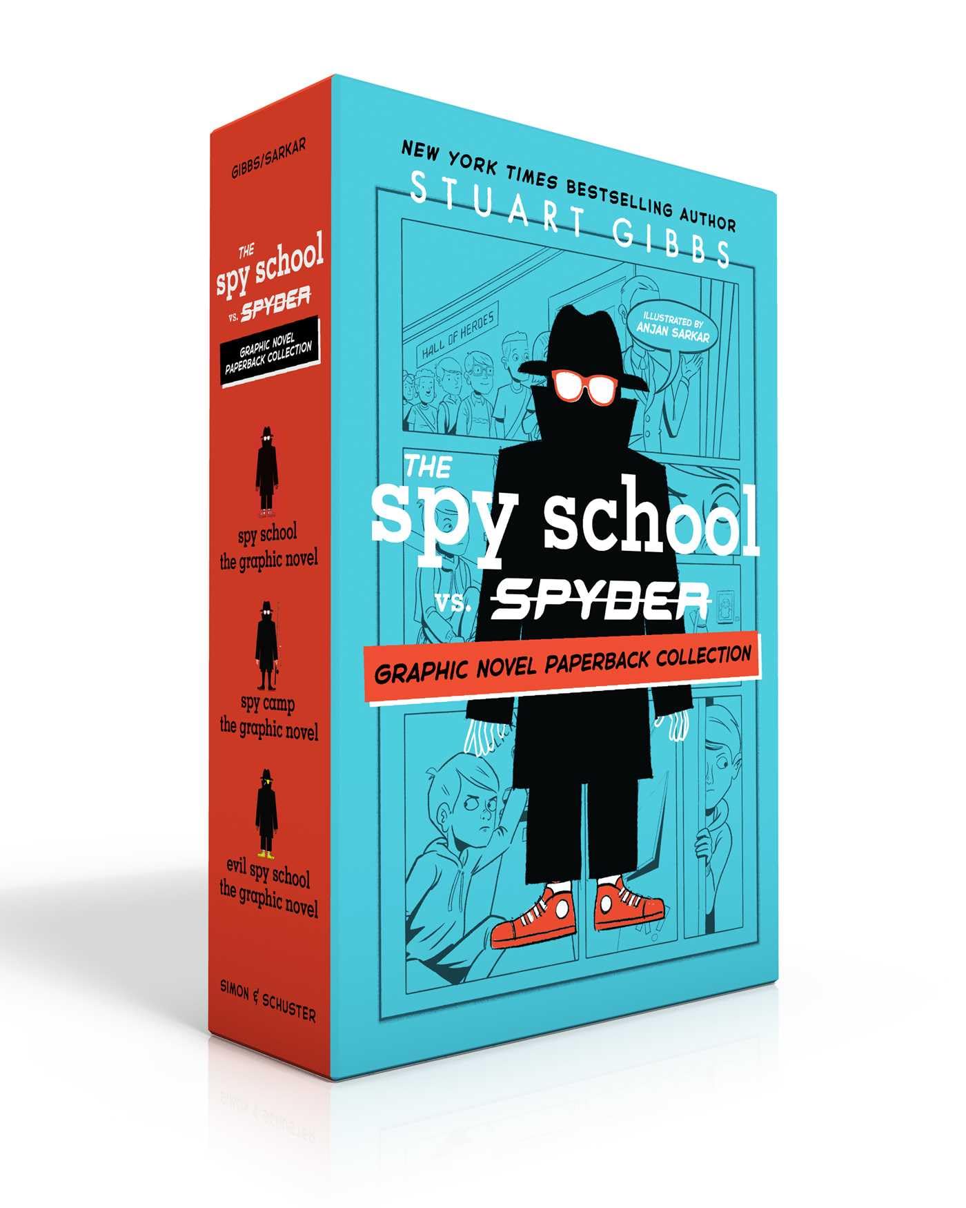 The Spy School Vs. Spyder Graphic Novel Paperback Collection (Boxed Set): Spy School The Graphic Novel; Spy Camp The Graphic Nov,Used