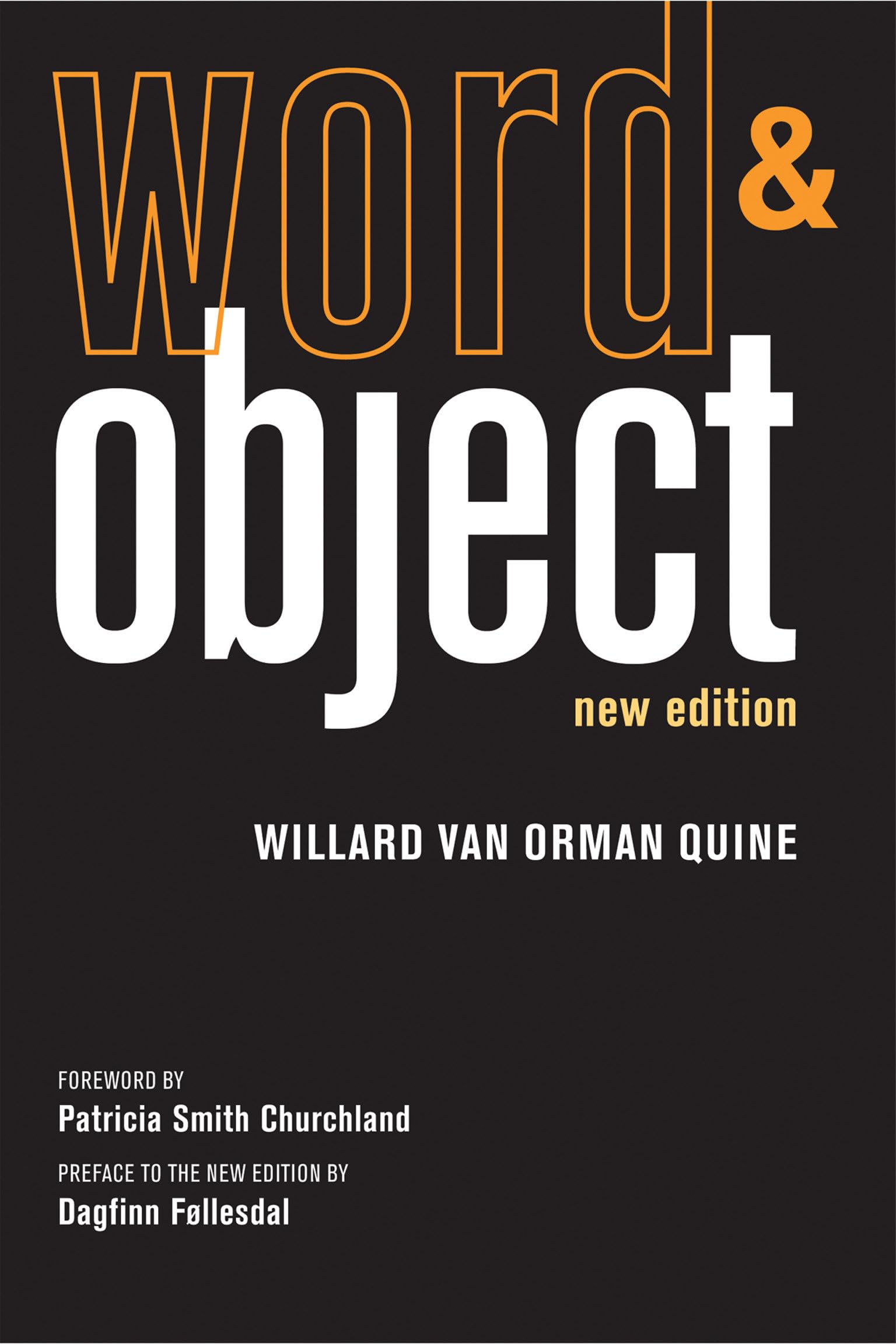 Word and Object, new edition (Mit Press),Used