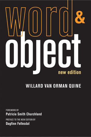 Word and Object, new edition (Mit Press),Used