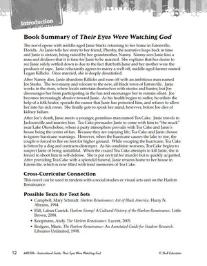 Their Eyes Were Watching God: An Instructional Guide for Literature  Novel Study Guide for High School Literature with Close Re,Used