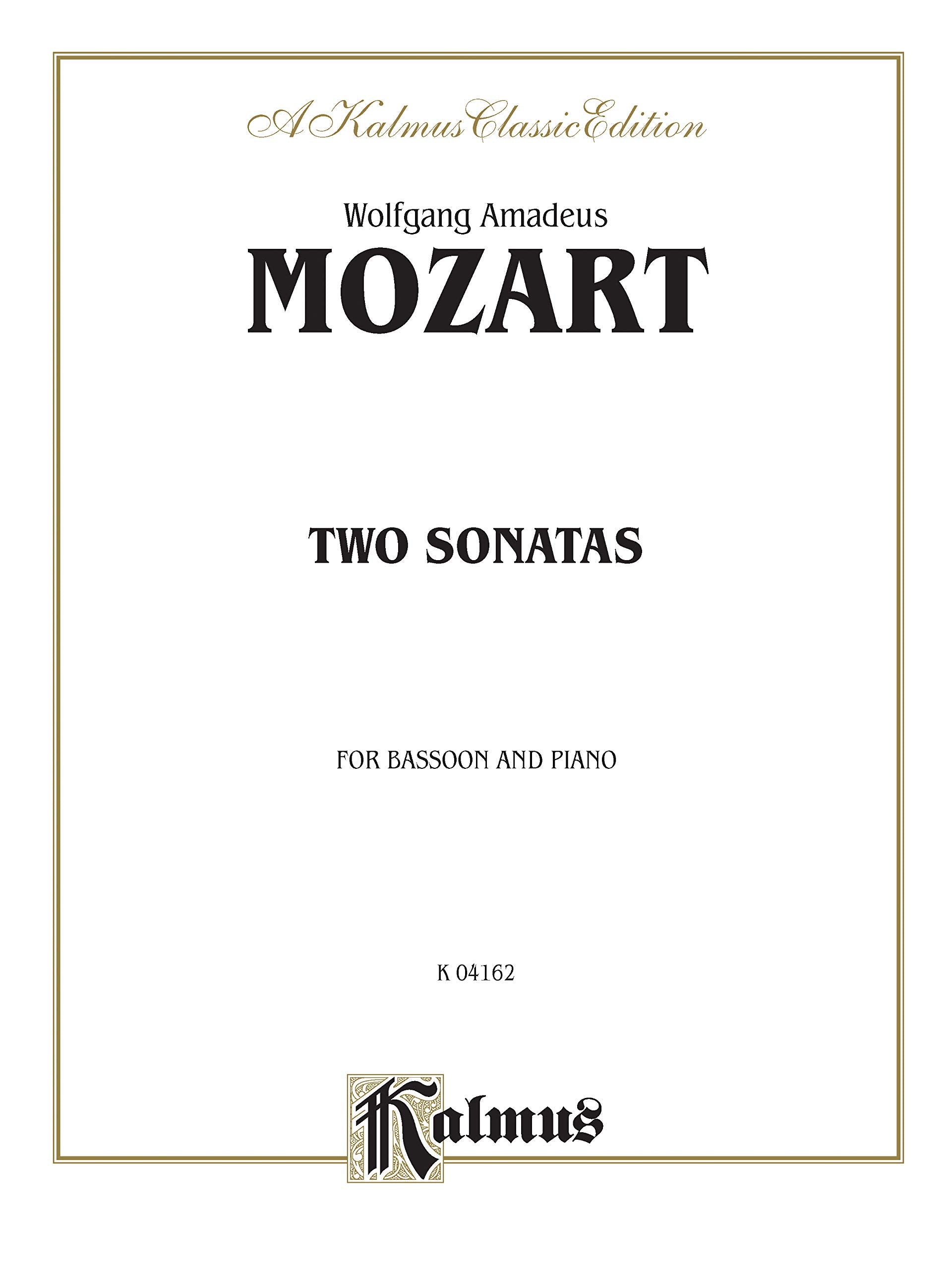 Two Sonatas, Kalmus Edition,Used