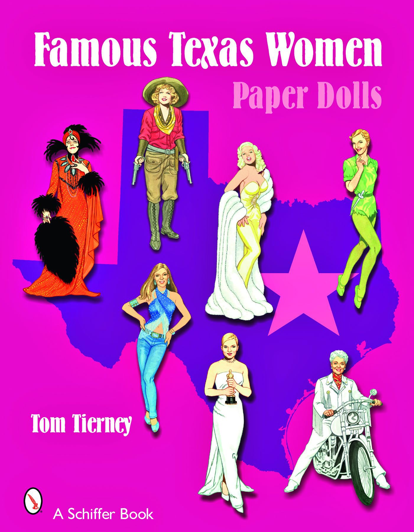 Famous Texas Women Paper Dolls,Used