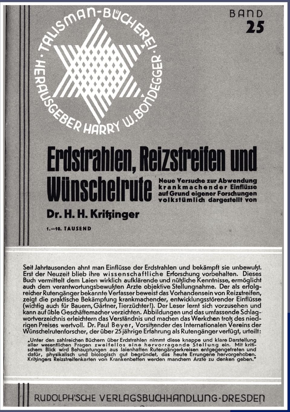Erdstrahlen, Reizstreifen und Wnschelrute (German Edition),Used