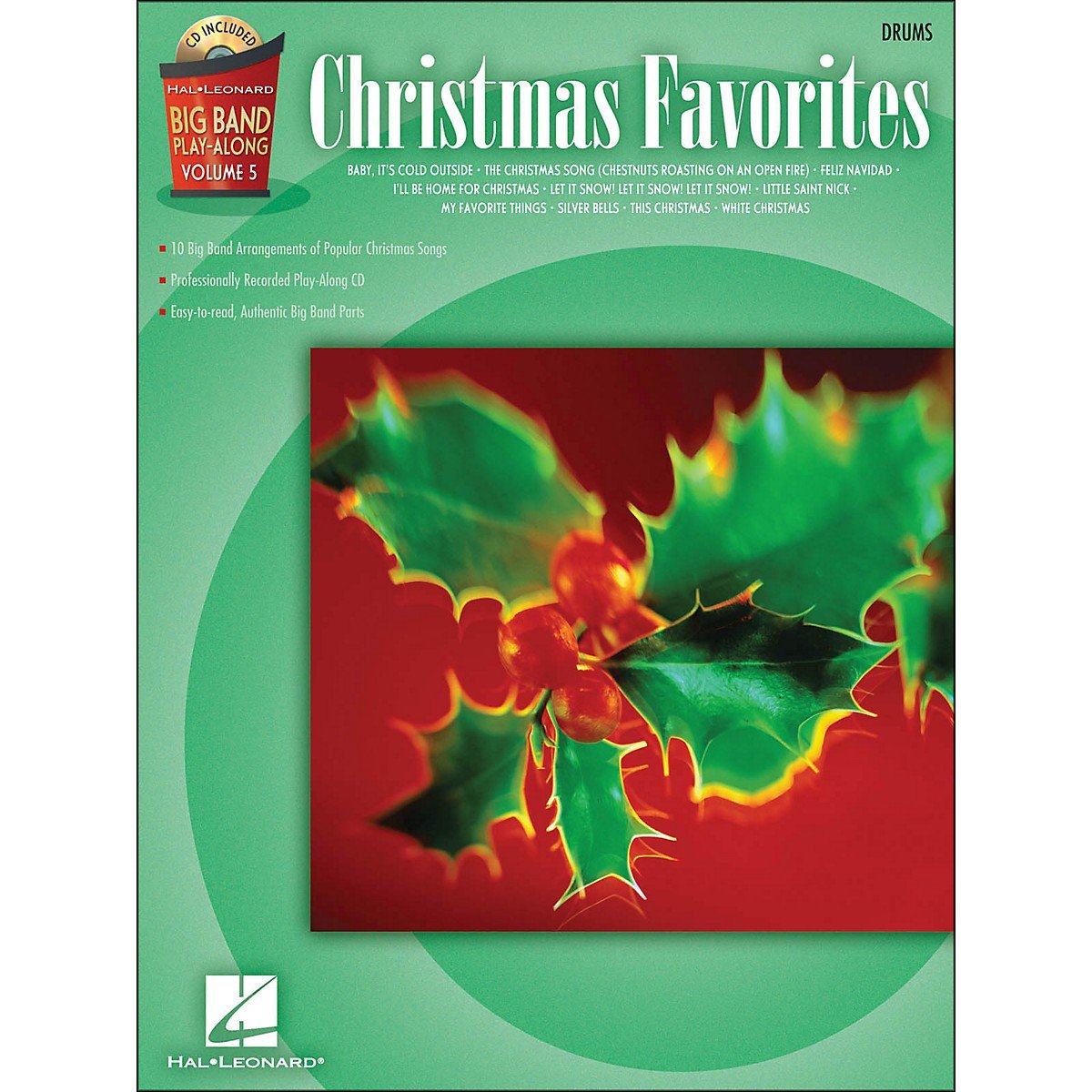 Christmas Favorites  Drums: Big Band PlayAlong Volume 5 (Hal Leonard Big Band PlayAlong),New