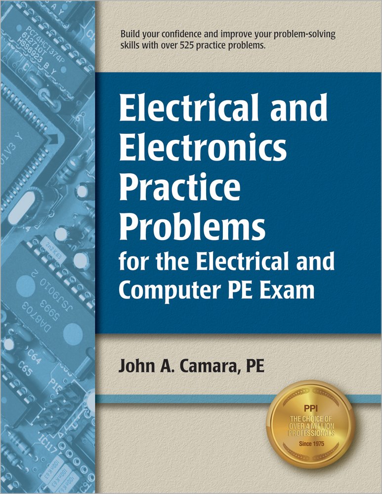 Electrical And Electronics Practice Problems For The Electrical And Computer Pe Exam,Used
