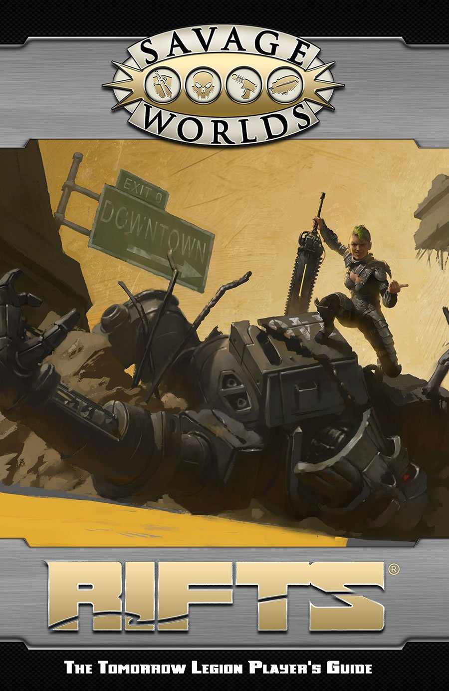 Savage Worlds: Rifts: The Tomorrow Legion Players Guide (Hardback)(S2P11200Le