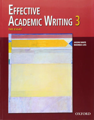 Effective Academic Writing 3 Student Book (Effective Academic Writing Series),Used