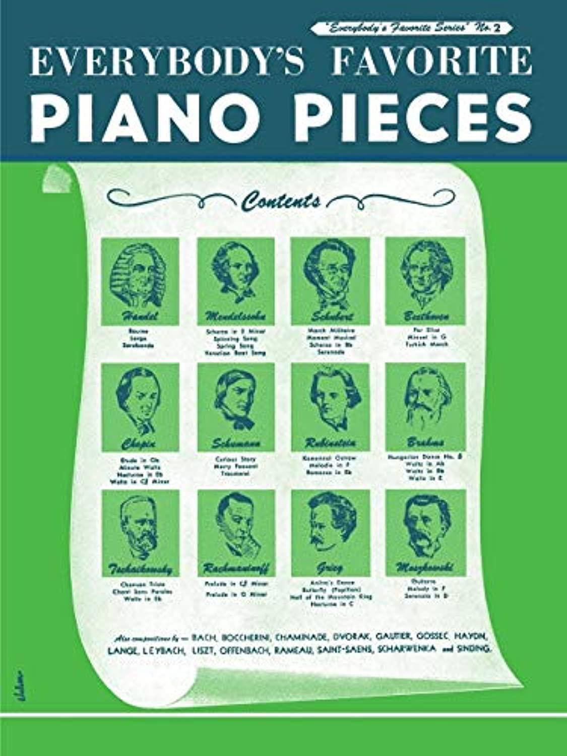Everybody'S Favorite Piano Pieces: Piano Solo,New