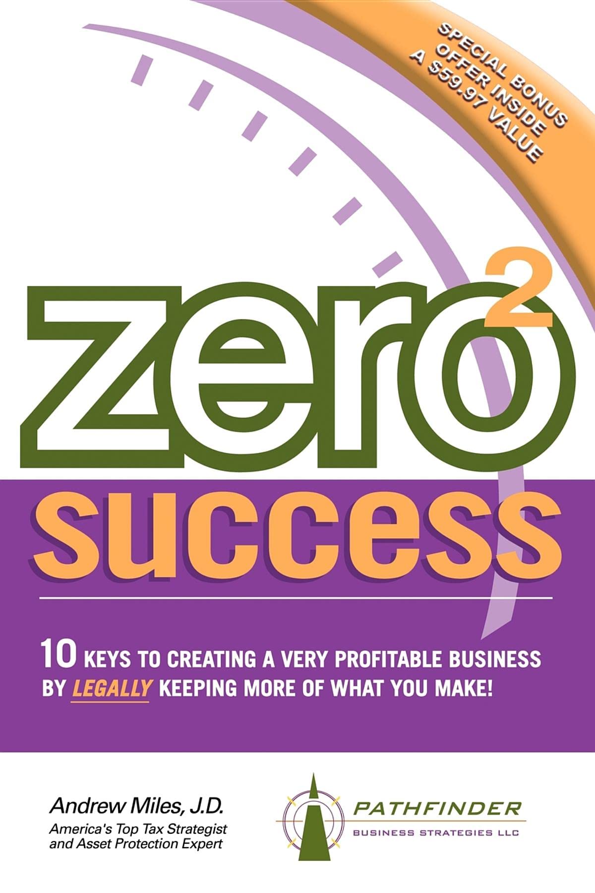 Zero 2 Success: 10 Keys to Creating a Very Profitable Business by Legally Keeping More of What You Make!,Used