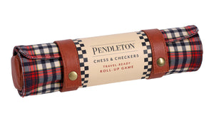 Pendleton Red Black Check Pattern Chess