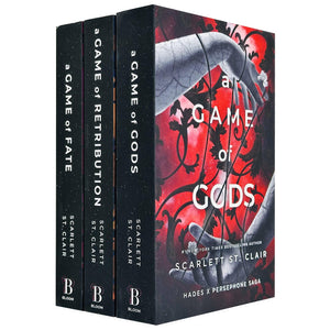 Hades x Persephone Saga 3 Books Collection Set By Scarlett St. Clair(A Game of Gods, A Game of Retribution & A Game of Fate)