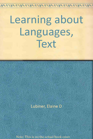 Learning About Languages: Upper Elementary Through First Year High School,Used