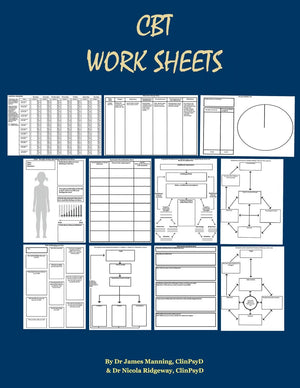 Cbt Worksheets: Cbt Worksheets For Cbt Therapists In Training: Formulation Worksheets, Padesky Hot Cross Bun Worksheets, Thought