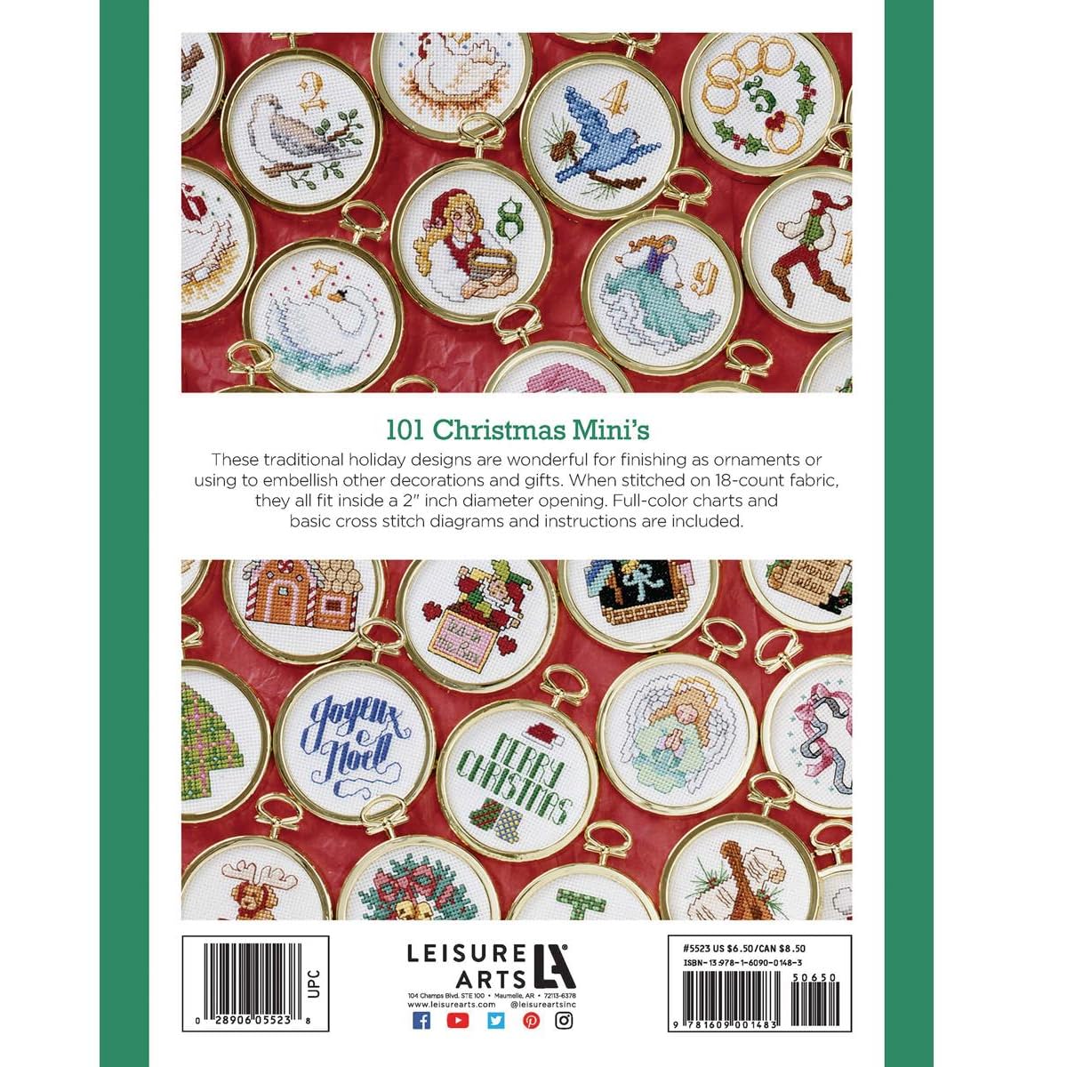 101 Christmas Minis, Book 2Packed with Traditional Holiday Designs for Ornaments, Gift Embellishments and More