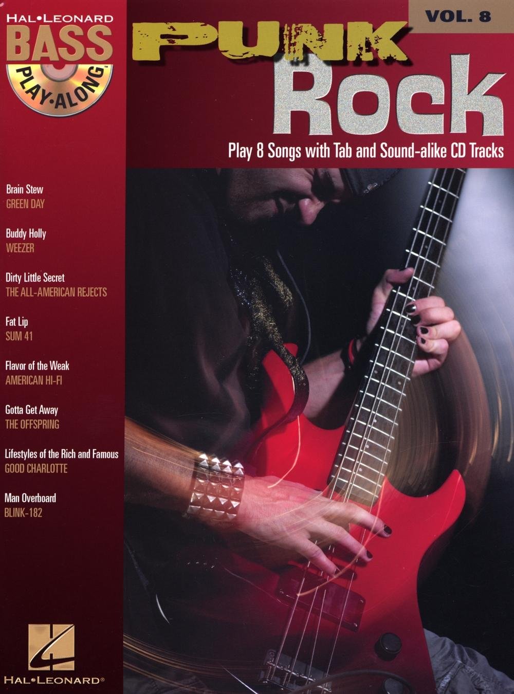 Punk Rock: Bass PlayAlong Volume 8 (Bass Playalong, 8),Used