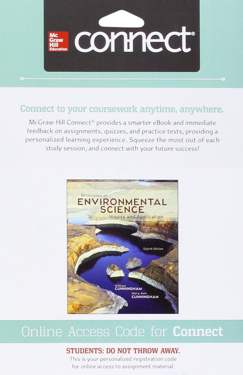 Package: Principles of Environmental Science with Connect Access Card,Used