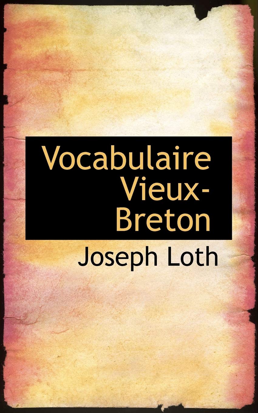 Vocabulaire VieuxBreton (French Edition),Used