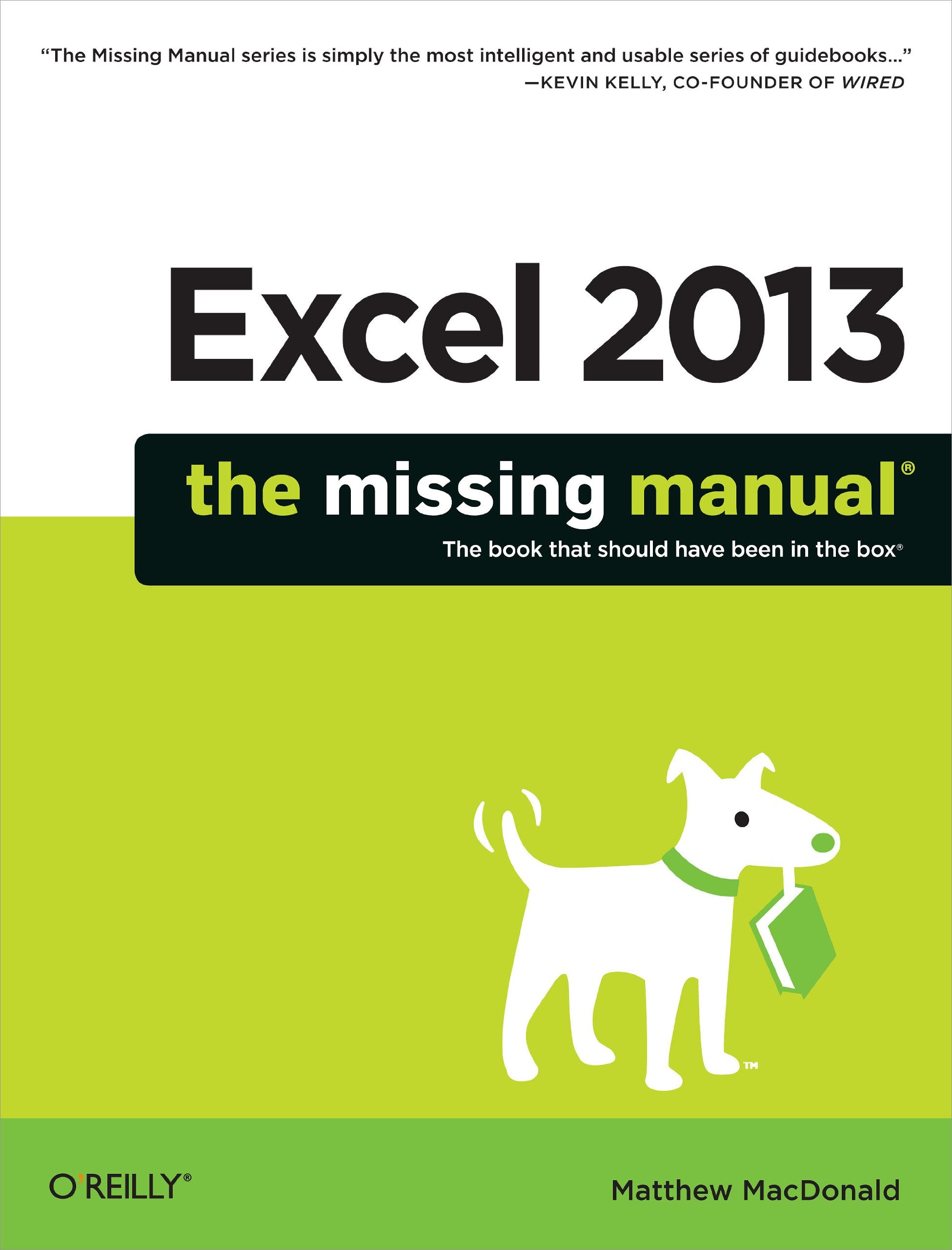 Excel 2013: The Missing Manual,Used