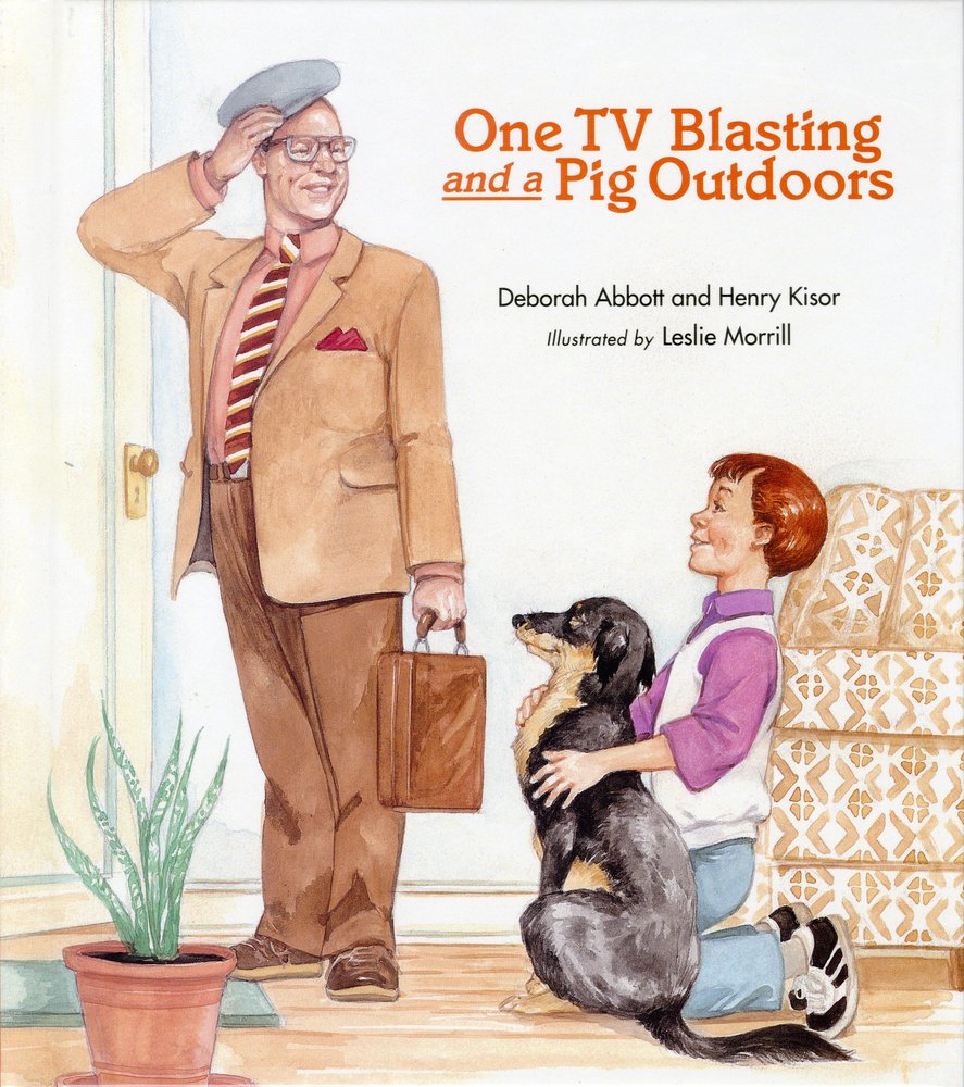 One TV Blasting and a Pig Outdoors,Used