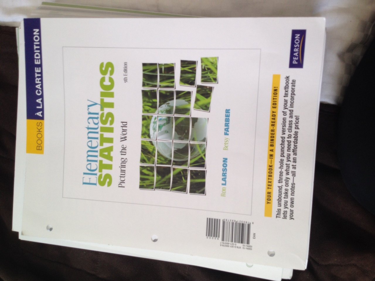 Elementary Statistics: Picturing the World, Books a la Carte Edition (5th Edition),New
