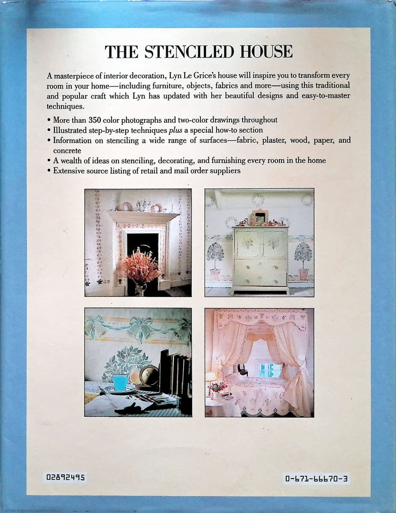 The stenciled house: An inspirational and practical guide to transforming your home,Used