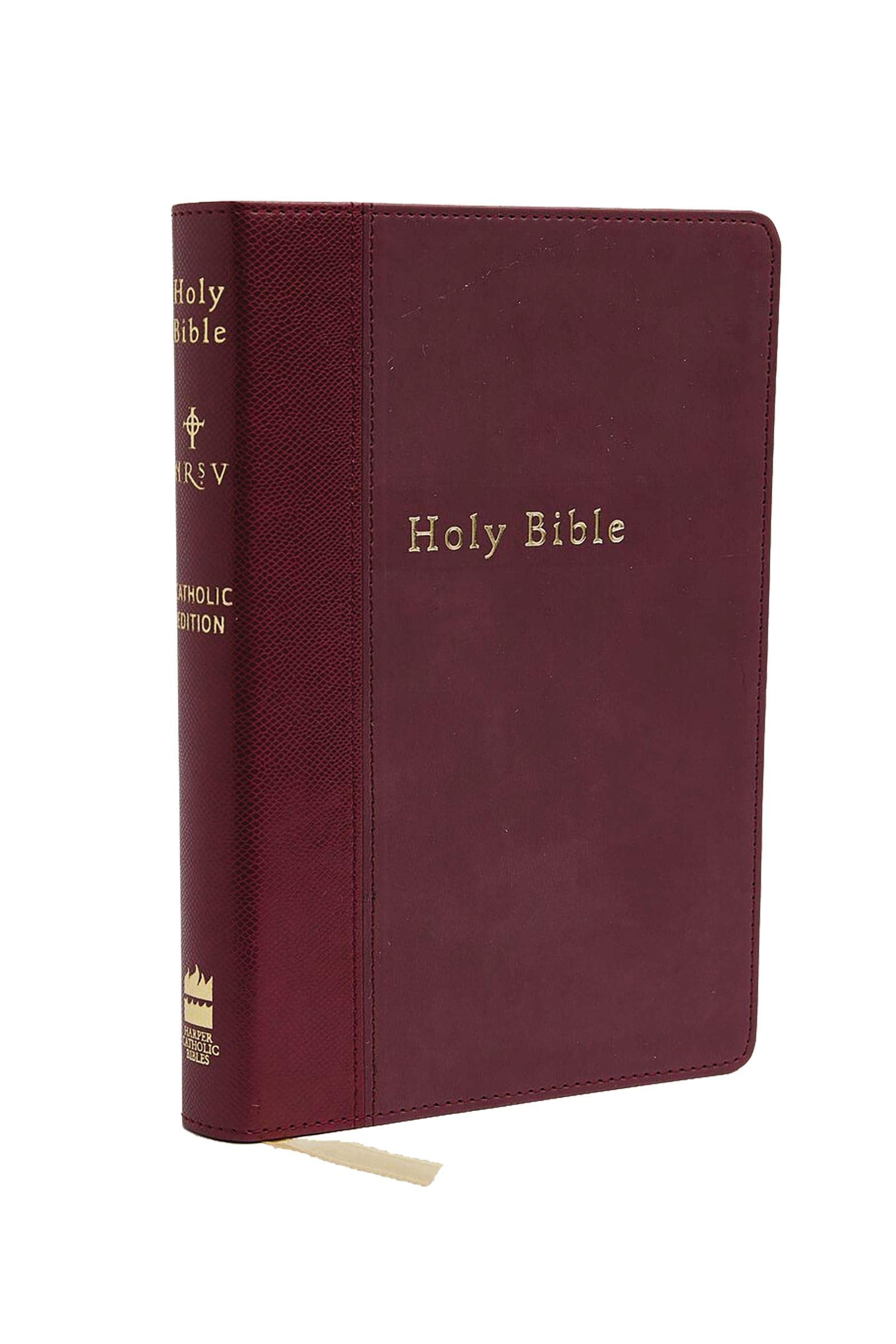Nrsv, The Harpercollins Catholic Gift Bible, Imitation Leather, Burgundy