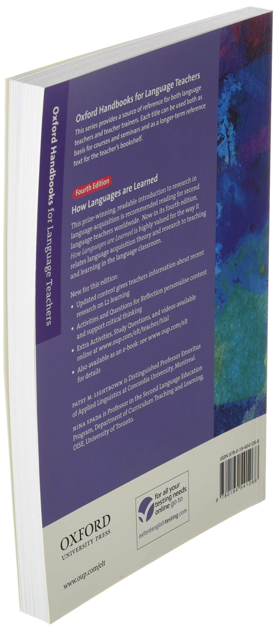 How Languages are Learned 4e (Oxford Handbooks for Language Teachers),Used