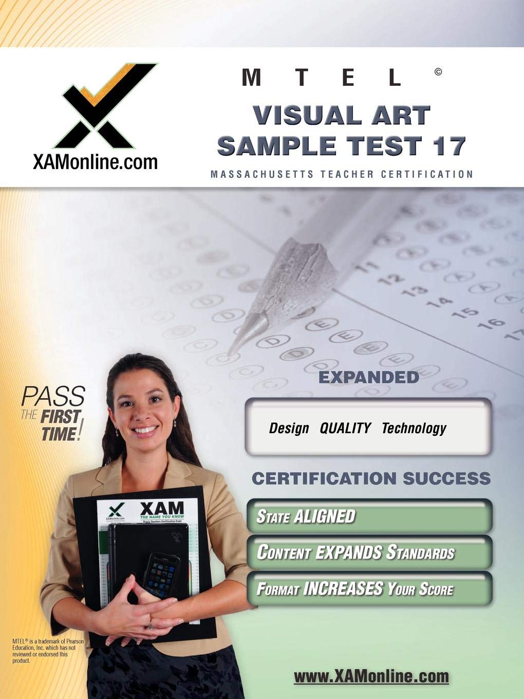 Mtel Visual Art Sample Test 17 Teacher Certification Test Prep Study Guide (Xam Mtel),Used