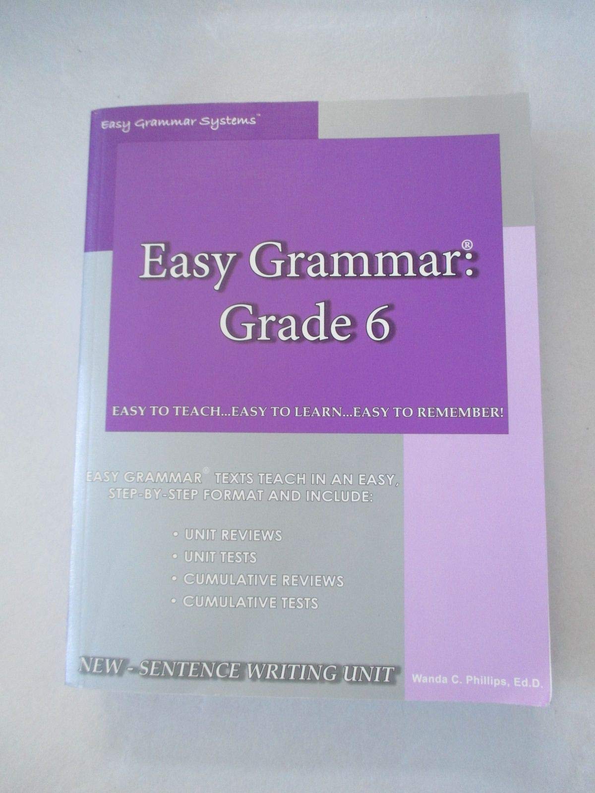 Easy Grammar 6  Teacher Edition,Used