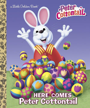 Here Comes Peter Cottontail Little Golden Book (Peter Cottontail): A Bunny Book for Kids,Used