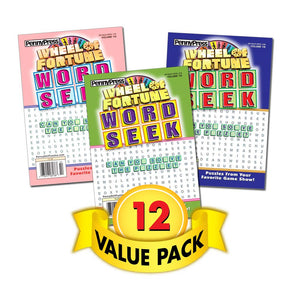 Wheel Of Fortune Word Seek Puzzle Book  12 Pack [Paperback] Penny Press/Dell Magazines