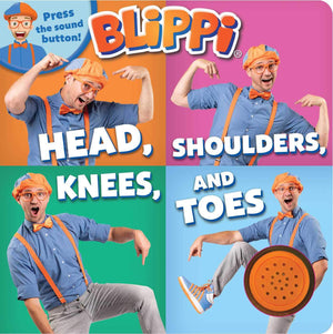 Blippi: Head, Shoulders, Knees, and Toes (1Button Sound Book),Used