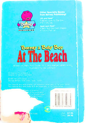 Barney and Baby Bop at the Beach,Used