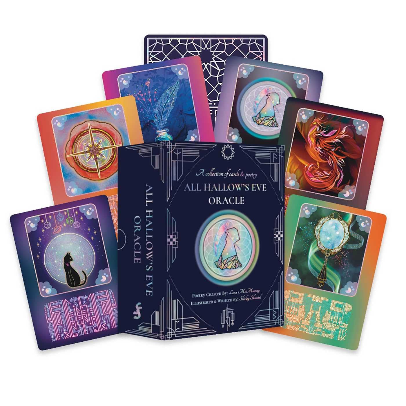 All HallowS Eve Oracle: A Collection Of Cards & Poetry (39 FullColor Cards And 139Page Guidebook)