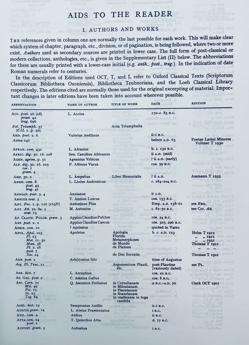 Oxford Latin Dictionary,Used